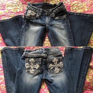 Girls boot cut Miss Me Jeans